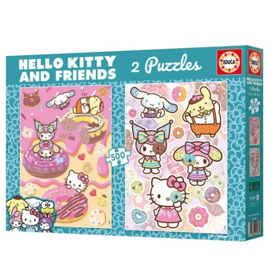 2x500 Hello Kitty e Amigos Donuts