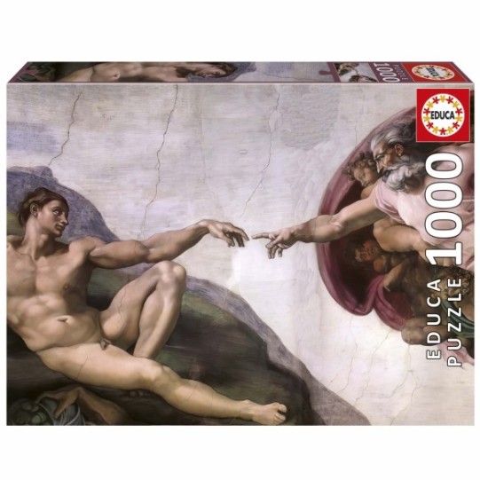 1000 La Creación de Adán, Michelangelo