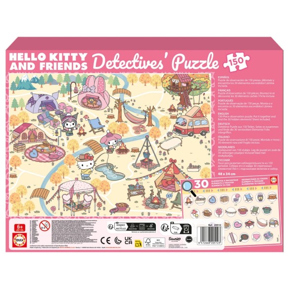 Detective Puzzle 150 Hello Kitty & Friends