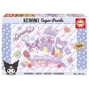 100 Puzzle de Madera Kuromi 2