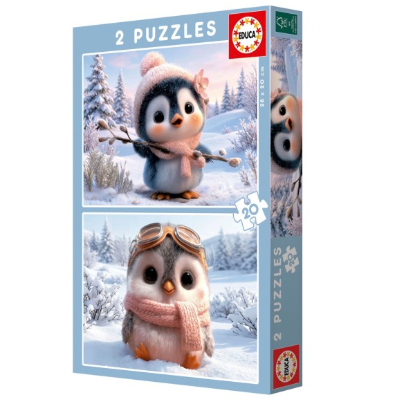 2x20 Manchots Mignons