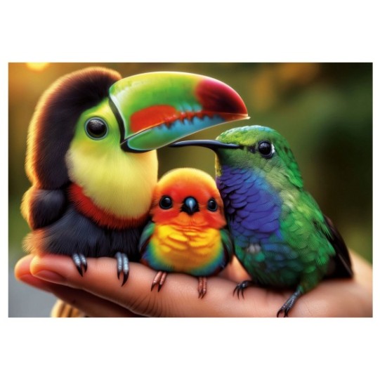 200 bebês de pássaros