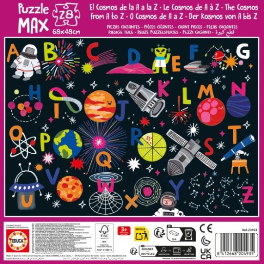 Alphabet Puzzle Space