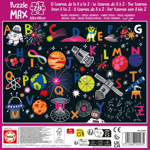 Alphabet Puzzle Space