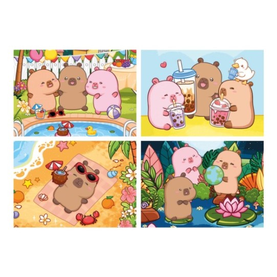 Multi 4 Junior Puzzles Capyfun 20+40+60+80