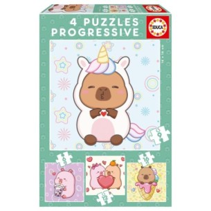 Puzzles Progresivos Capyfun 6+9+12+16 2