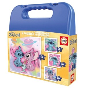 Malette Puzzles Progressifs 12-16-20-25 Stitch 2