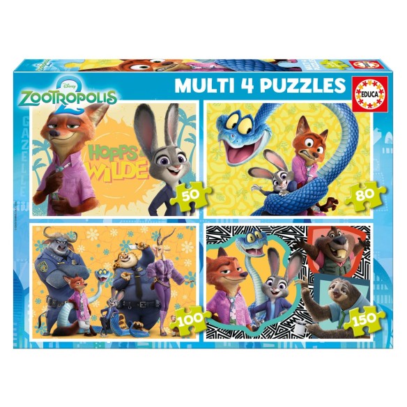Multi 4 Zootrópolis 2 50+80+100+150