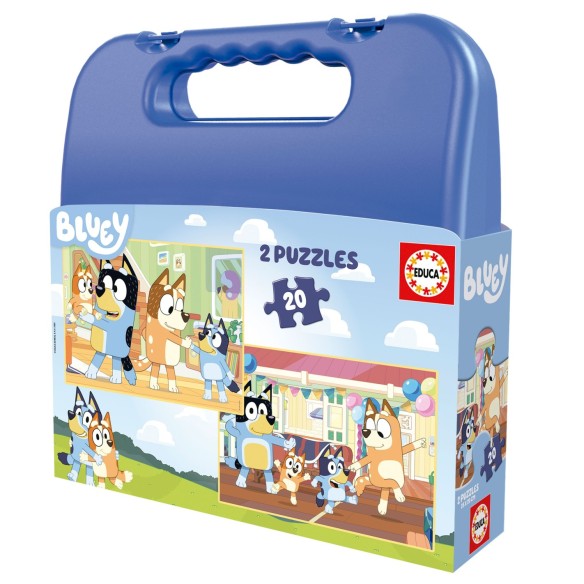 Maleta 2x20 Bluey