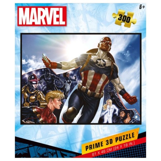  300 Marvel "Puzzle Lenticular 3D"