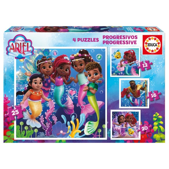 Progressive Puzzles Ariel 12+16+20+25