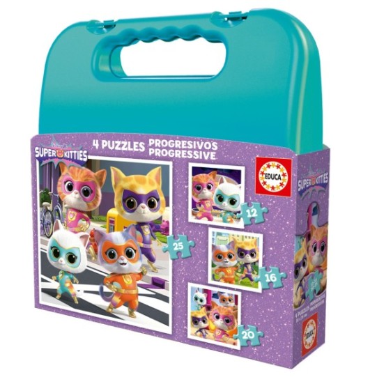 Maleta Progresivos SuperKitties 12+16+20+25