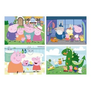 Multi 4 Junior Puzzles Peppa Pig 20+40+60+80 2