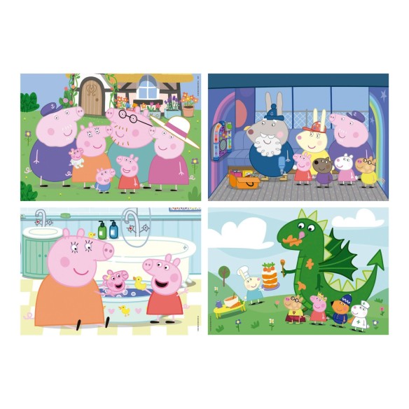 Multi 4 Junior Puzzles Peppa Pig 20+40+60+80