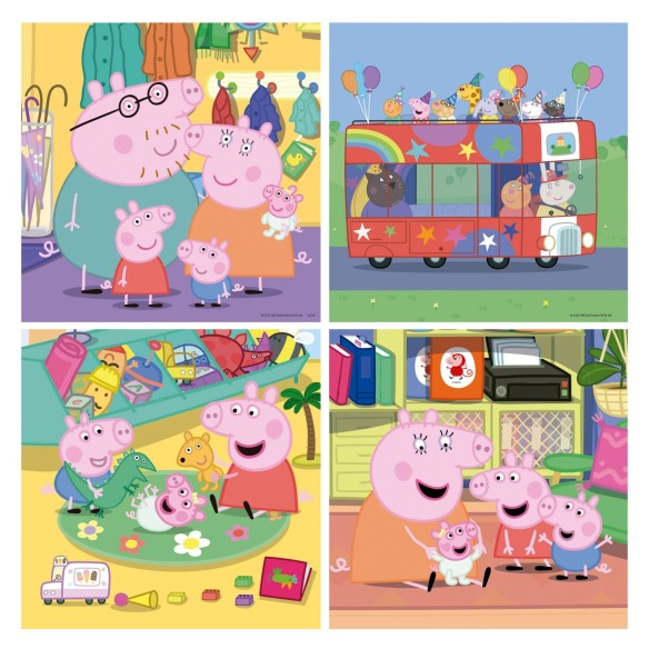 Malette Puzzles Progressifs Peppa Pig 6+9+12+16