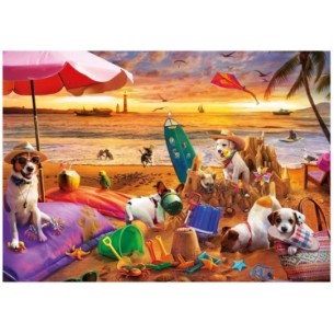 1000 Chiens Jouant à la Plage 2