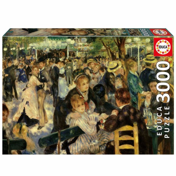 3000 Dance At Le Moulin De La Galette, Pierre-Auguste Renoir