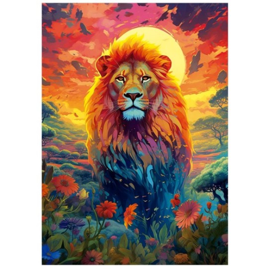 500 Regard Majestueux du Lion
