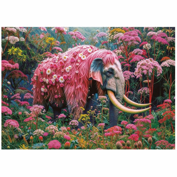 1000 Éléphant Fleuri
