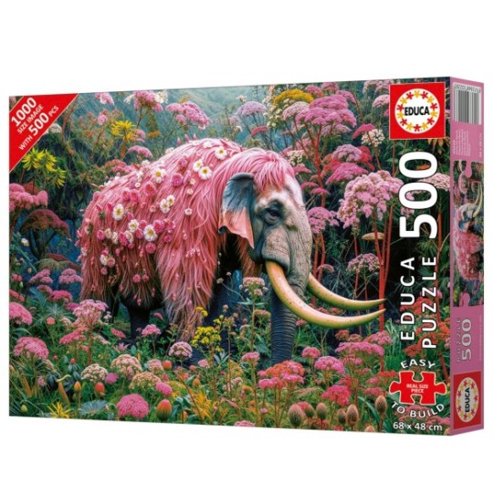 500 Plus Éléphant Fleuri