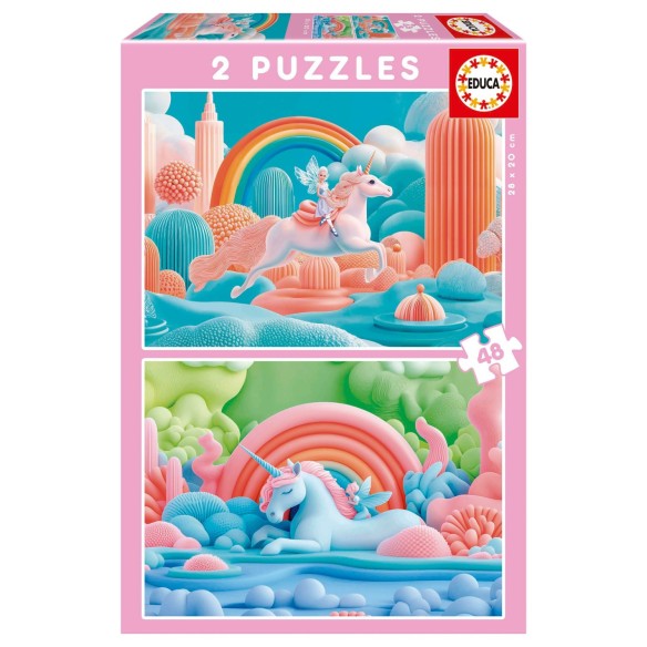 2x48 Unicornios Mágicos