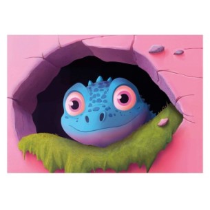 4 in a Box Puzzles. Simpáticos Dinos 20+40+60+80 2