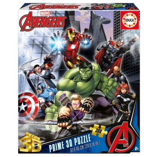 300 Avengers 3D Lenticular Puzzle