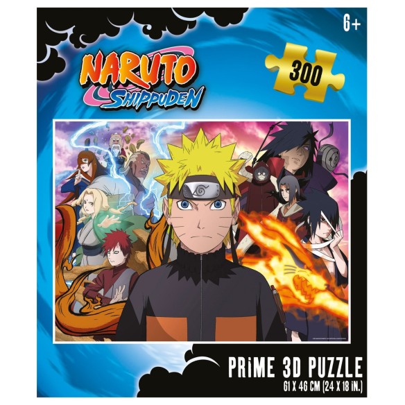  300 Naruto Shippuden 3D Puzzle Lenticular