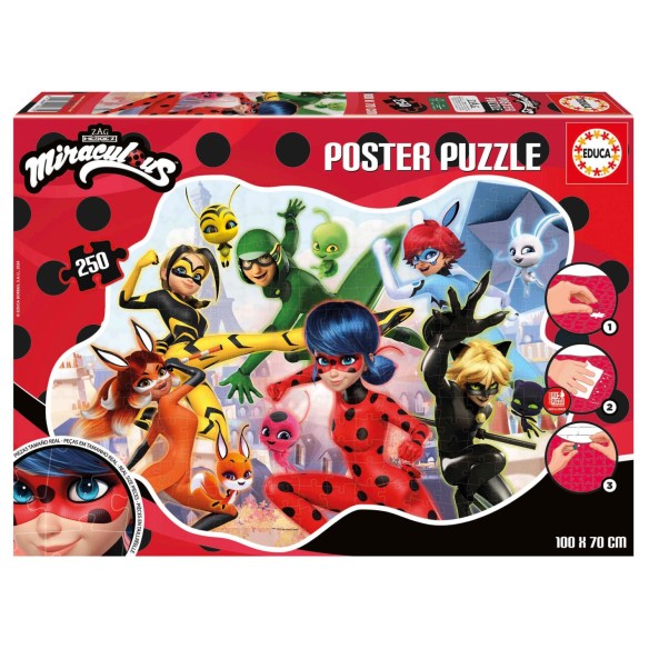 250 Poster Puzzle Ladybug