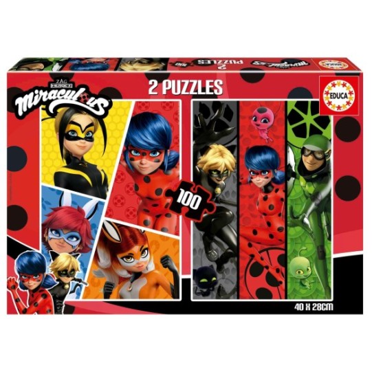 2x100 Miraculous Ladybug