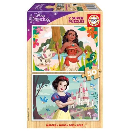 2x50 Disney Princess (Vaiana + Blancanieves)