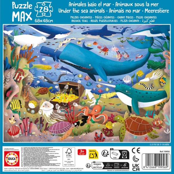 28 animais sob o enigma do mar max