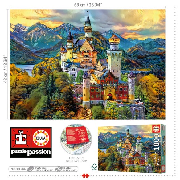  1000 Neuschwanstein Castle
