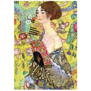 1000 Dama con abanico, Gustav Klimt 2
