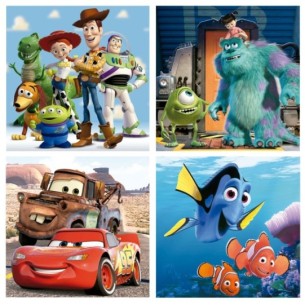 Progressius Disney Pixar 12+16+20+25 2