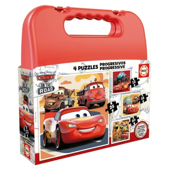 Maleta Progressius Cars 12+16+20+25