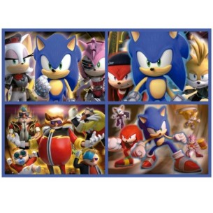 Multi 4 Puzzles Sonic Prime 50+80+100+150 Neon 2