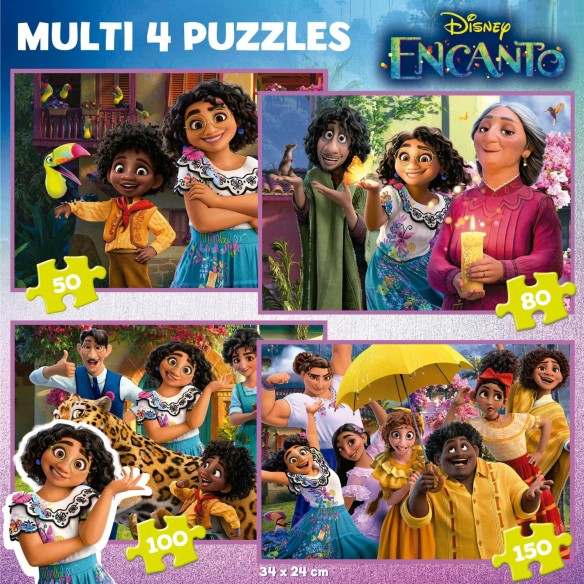  Multi 4 puzzles encanto 50 + 80 + 100 + 150