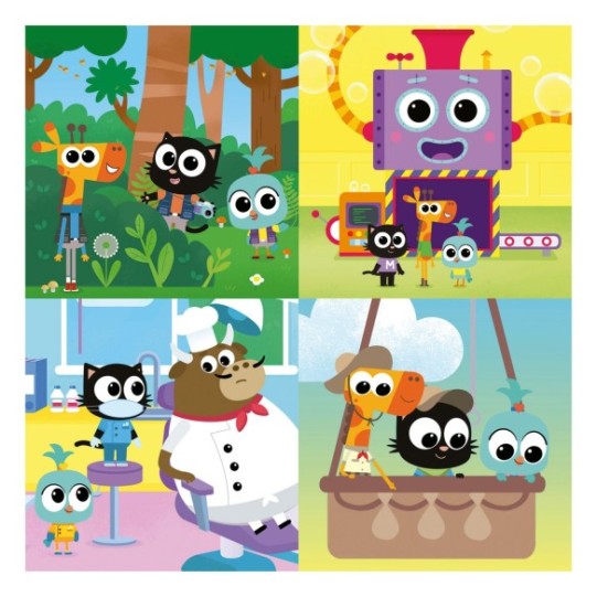 Puzzles Progressifs Milo 12+16+20+25