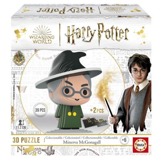 Puzzle-Figurine 3D Minerva McGonagall
