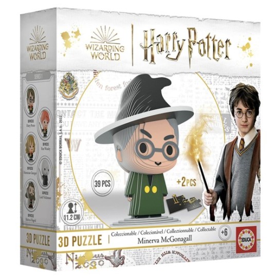  Quebra-cabeça Figura 3D Minerva McGonagall