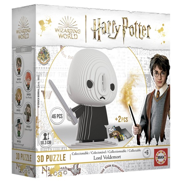  Figura do quebra-cabeça 3D Lord Voldemort