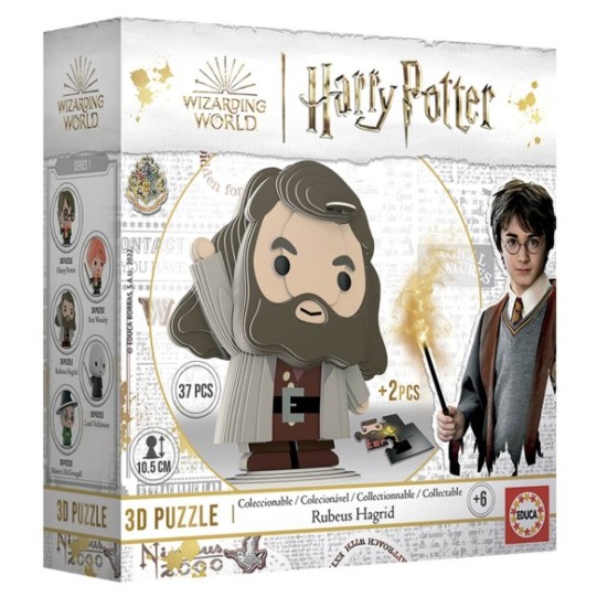  Figura do quebra-cabeça 3D Rubeus Hagrid
