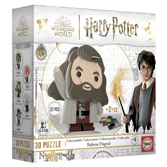  Figura do quebra-cabeça 3D Rubeus Hagrid