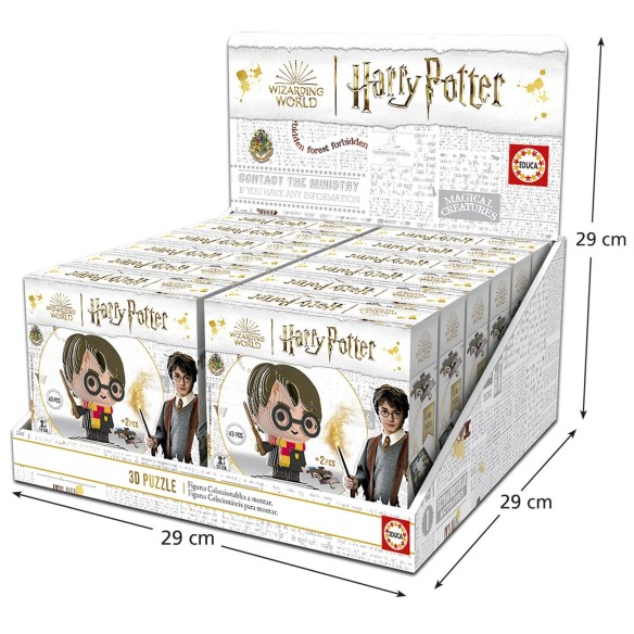 Display Puzles Mini-Figures 3D Harry Potter