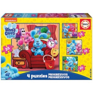 Puzles Progressius Las Pistas de Blue 12+16+20+25
