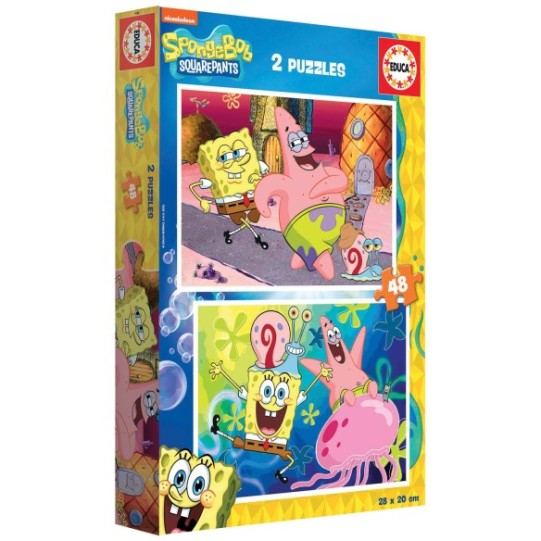  2x48 esponja Bob