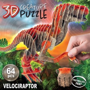 Velociraptor 3D Creature Puzzle 2