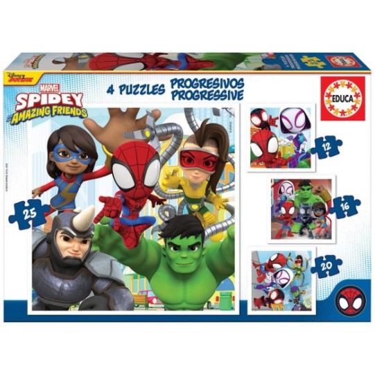 Progressius Spidey & His Amazing Friends 12+16+20+25