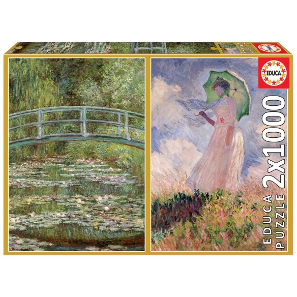 2x1000 Claude Monet - L´Estany dels Nenúfars + Dona amb Para-sol